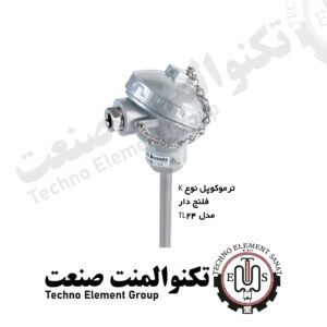 ترموکوپل نوع K فلنج دار مدل TL24